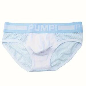 PUMP! Off White Mesh Low Rise Brief Size 36